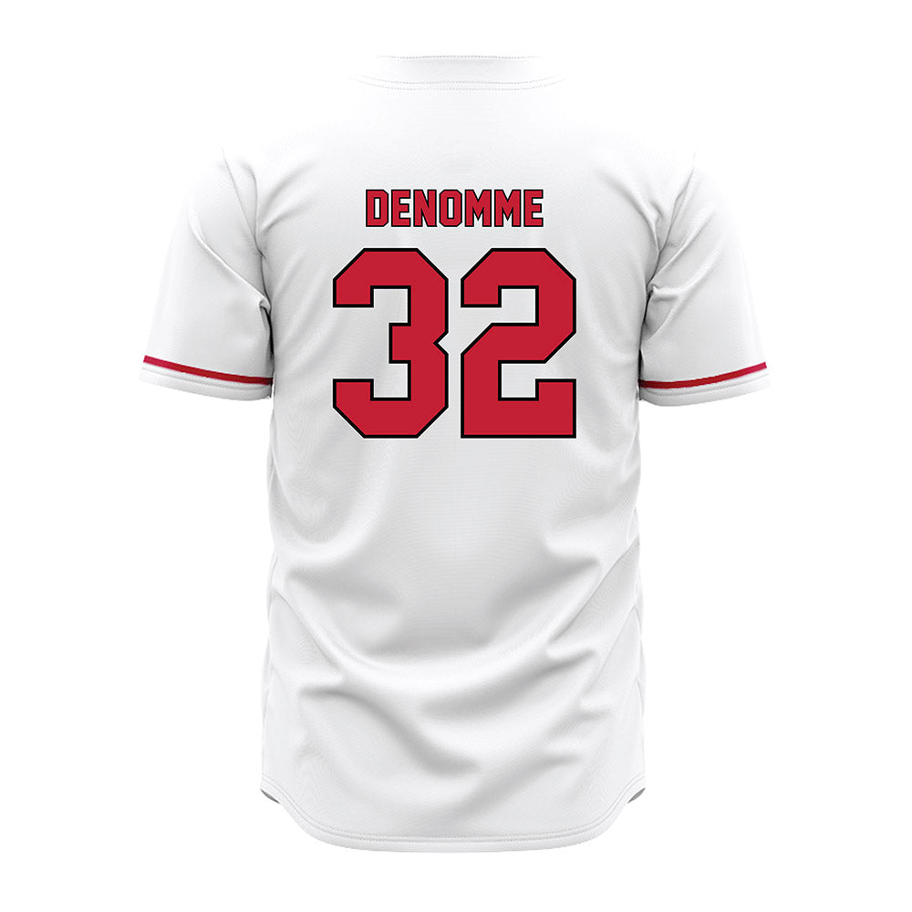 Miami of Ohio - NCAA Baseball : Charlie Denomme - White Jersey-1