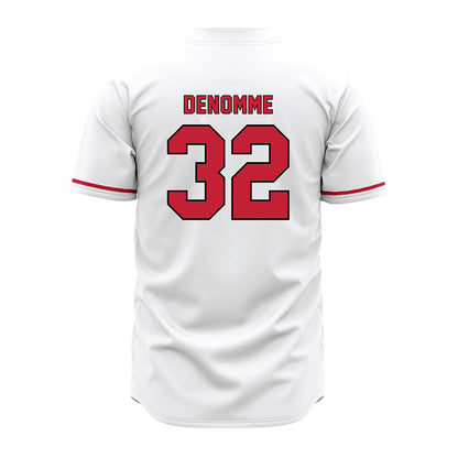 Miami of Ohio - NCAA Baseball : Charlie Denomme - White Jersey-1