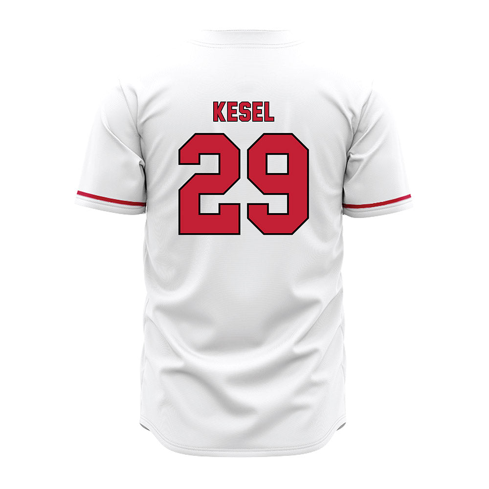 Miami of Ohio - NCAA Baseball : Kyle Kesel - White Jersey-1