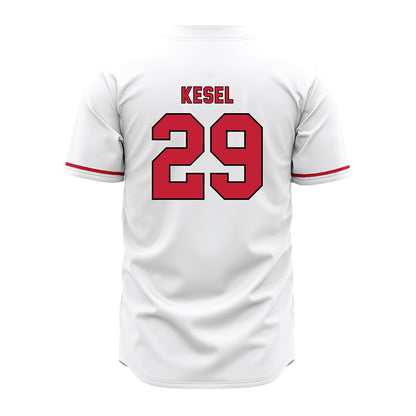 Miami of Ohio - NCAA Baseball : Kyle Kesel - White Jersey-1