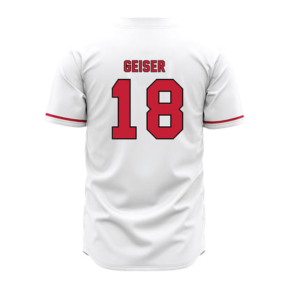 Miami of Ohio - NCAA Baseball : Jack Geiser - White Jersey-1