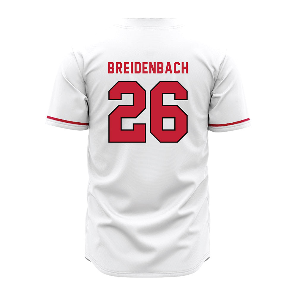 Miami of Ohio - NCAA Baseball : Mason Breidenbach - White Jersey-1
