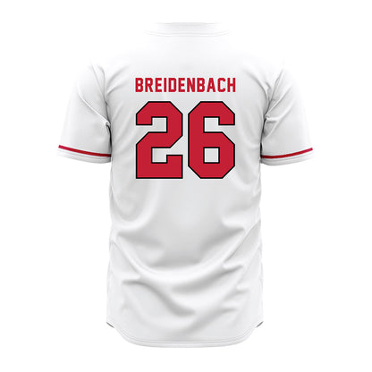 Miami of Ohio - NCAA Baseball : Mason Breidenbach - White Jersey-1