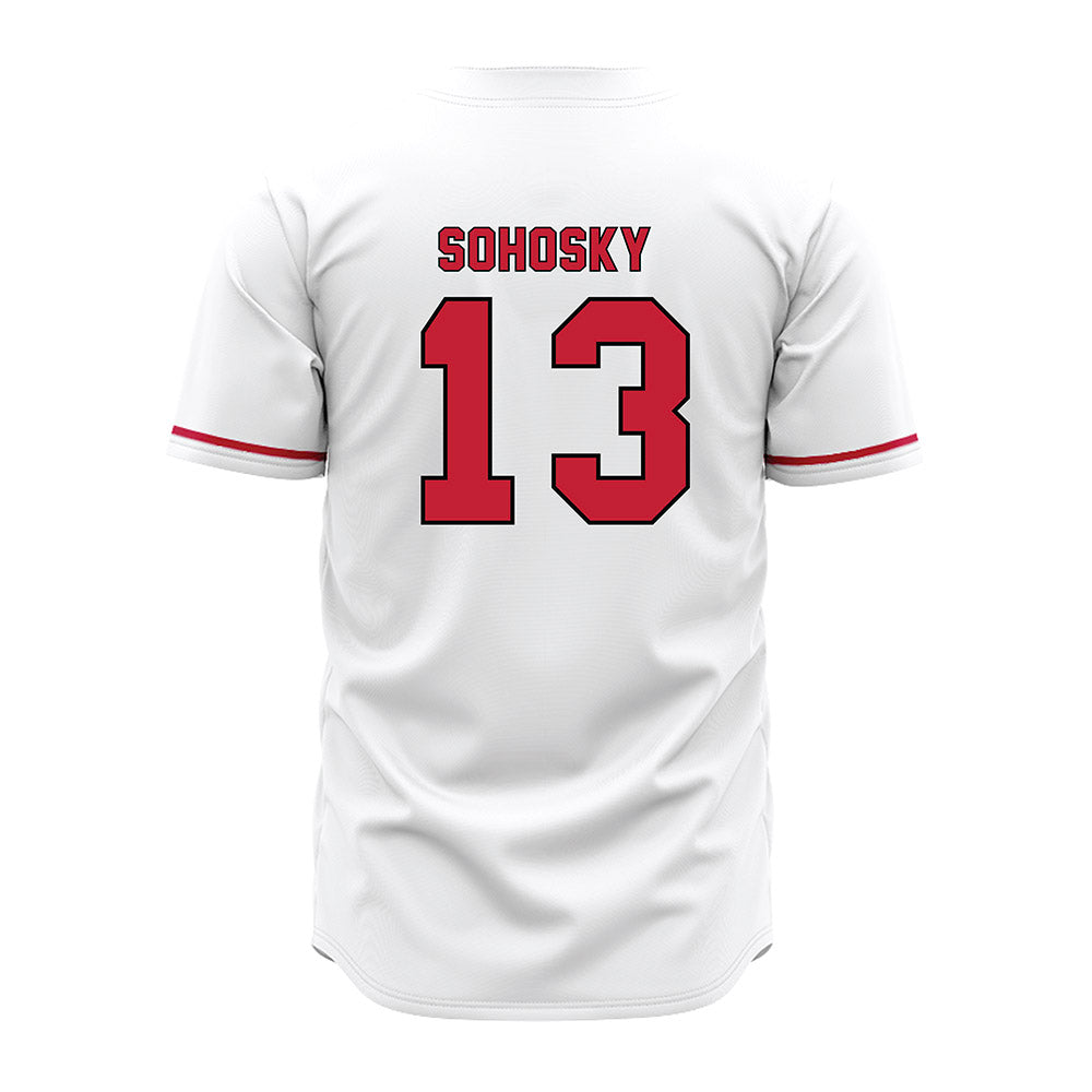 Miami of Ohio - NCAA Baseball : Zac Sohosky - White Jersey-1