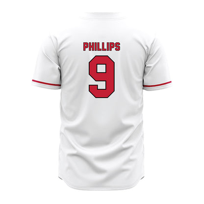 Miami of Ohio - NCAA Baseball : Drew Phillips - White Jersey-1