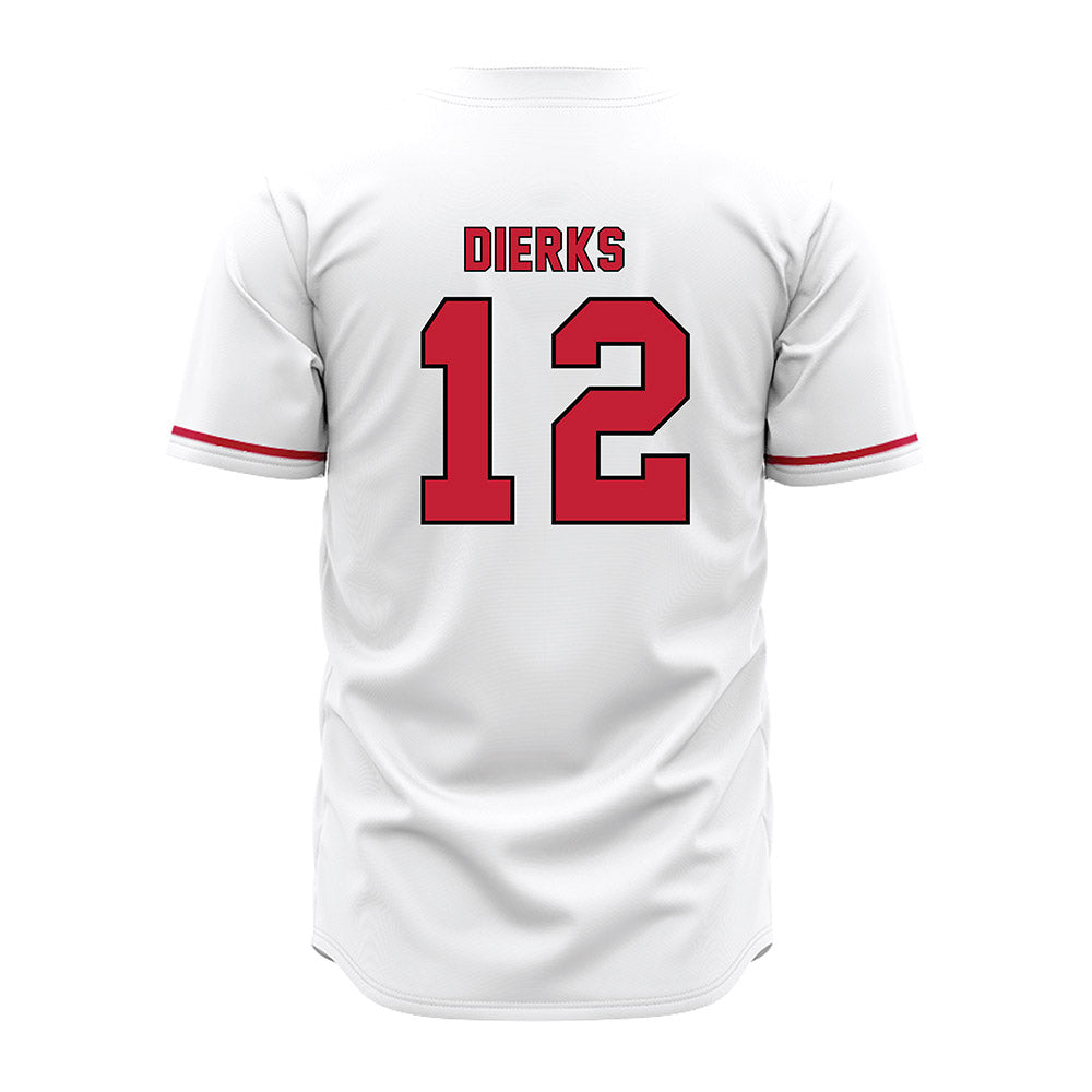 Miami of Ohio - NCAA Baseball : Marcus Dierks - White Jersey-1