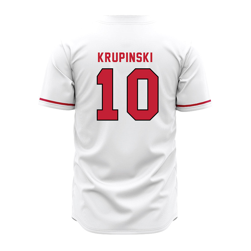 Miami of Ohio - NCAA Baseball : Dominic Krupinski - White Jersey-1