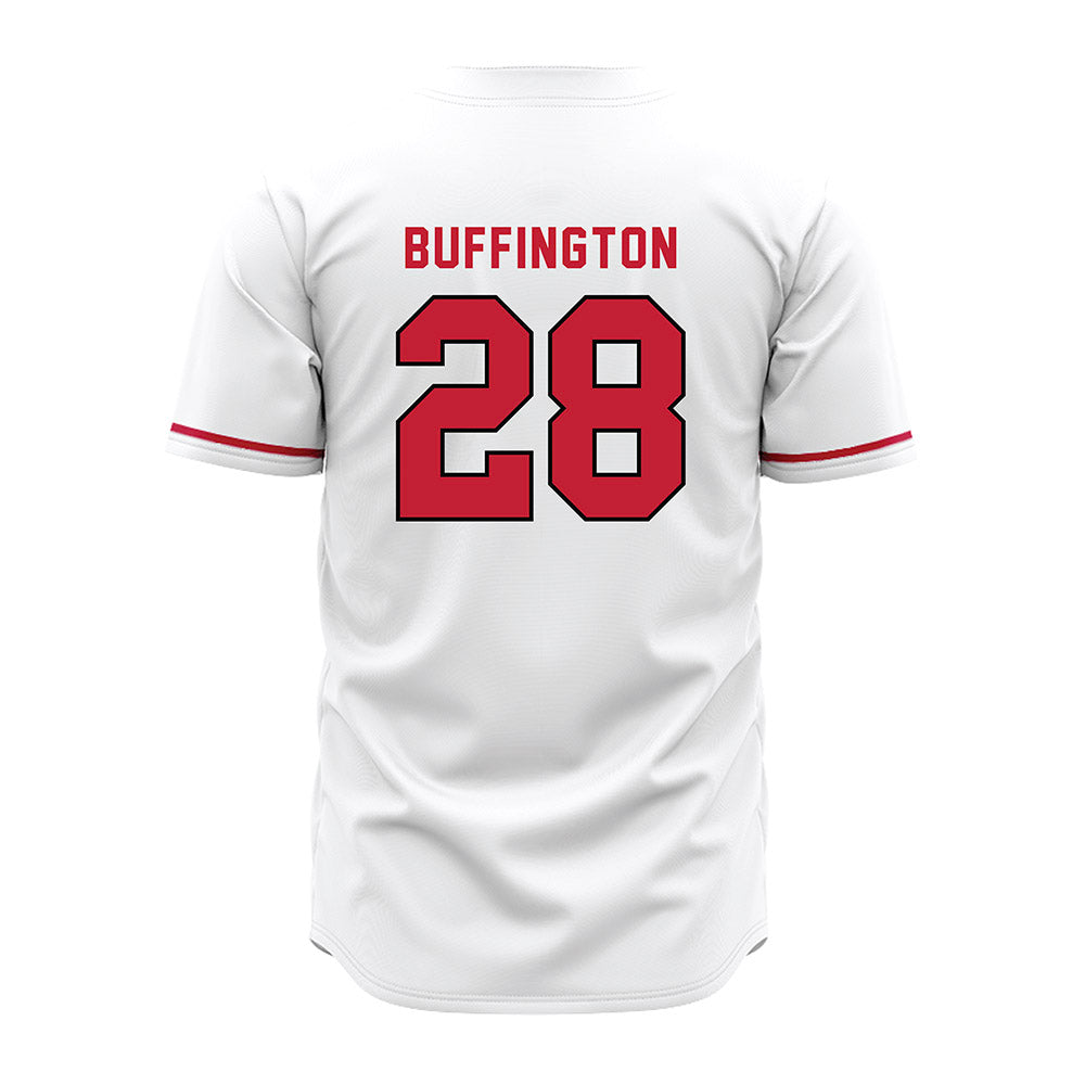 Miami of Ohio - NCAA Baseball : Matthew Buffington - White Jersey-1