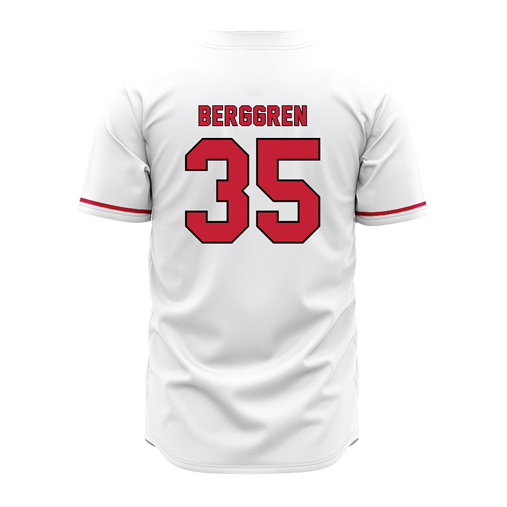 Miami of Ohio - NCAA Baseball : Austin Berggren - White Jersey-1