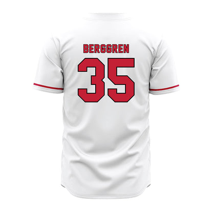 Miami of Ohio - NCAA Baseball : Austin Berggren - White Jersey-1