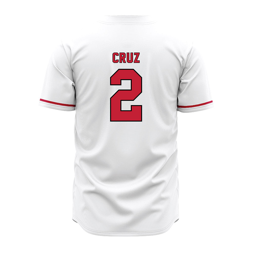 Miami of Ohio - NCAA Baseball : Diego Cruz - White Jersey-1