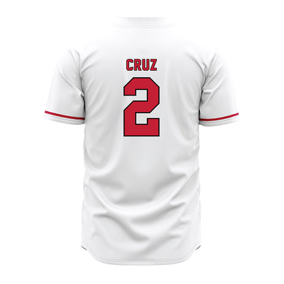 Miami of Ohio - NCAA Baseball : Diego Cruz - White Jersey-1