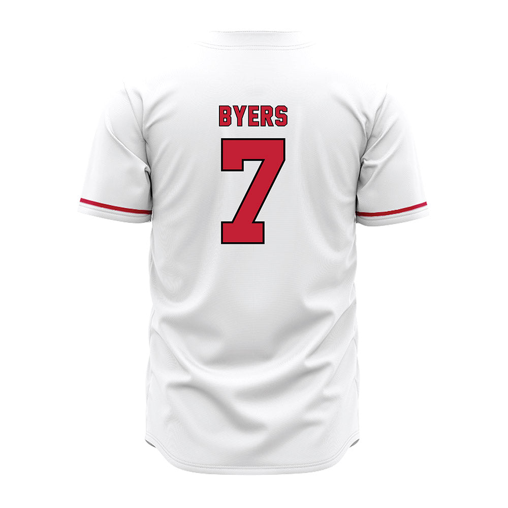 Miami of Ohio - NCAA Baseball : Carson Byers - White Jersey-1