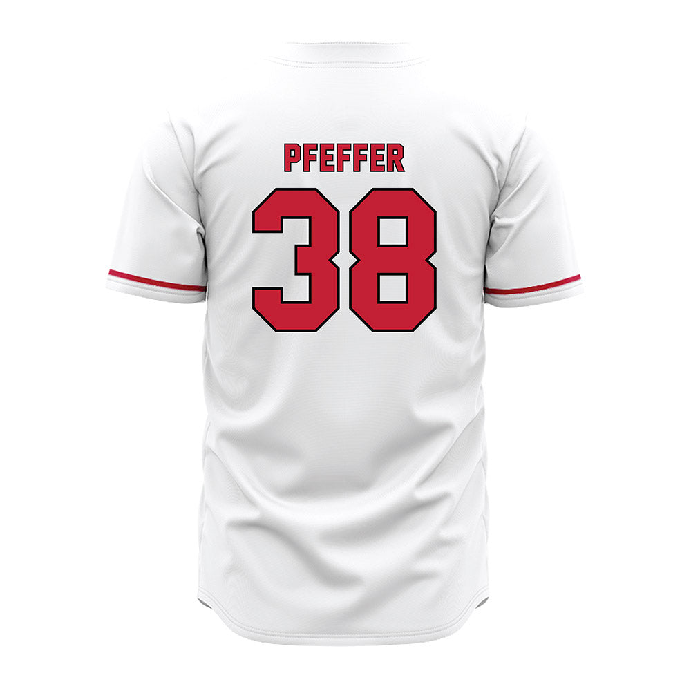 Miami of Ohio - Baseball Alumni : Kaden Pfeffer - White Jersey-1