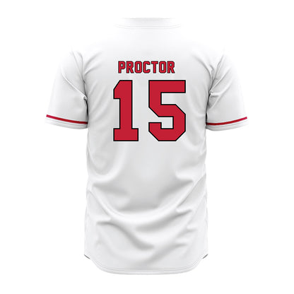 Miami of Ohio - NCAA Baseball : Keenan Proctor - White Jersey-1
