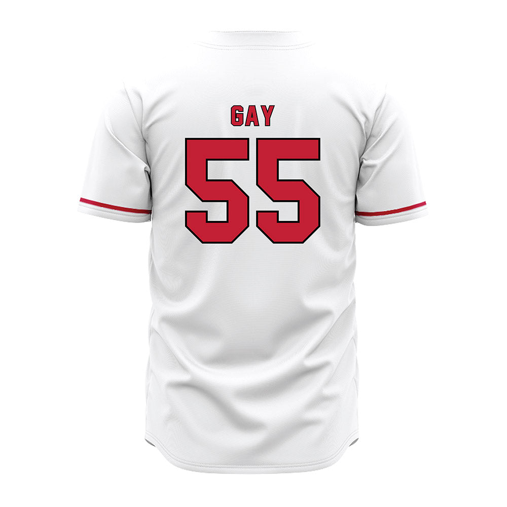Miami of Ohio - NCAA Baseball : Alex Gay - White Jersey-1