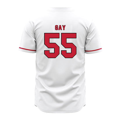 Miami of Ohio - NCAA Baseball : Alex Gay - White Jersey-1