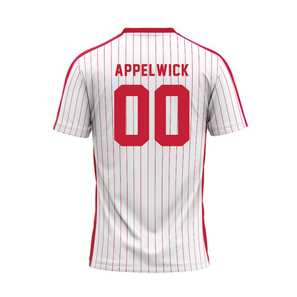 Miami of Ohio - Baseball Alumni : Evan Appelwick - Pinstripe Jersey-1