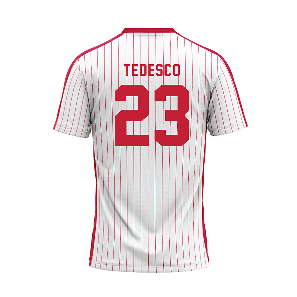 Miami of Ohio - NCAA Baseball : Jake Tedesco - Pinstripe Baseball Jersey-1