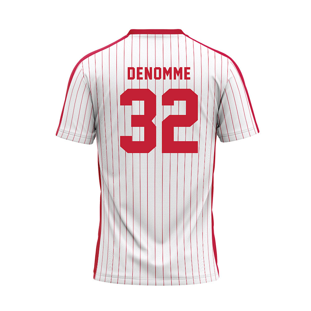 Miami of Ohio - NCAA Baseball : Charlie Denomme - Pinstripe Baseball Jersey-1