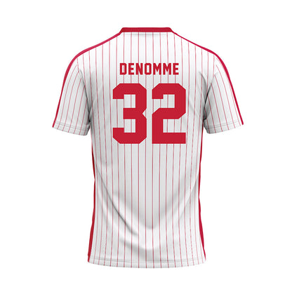 Miami of Ohio - NCAA Baseball : Charlie Denomme - Pinstripe Baseball Jersey-1