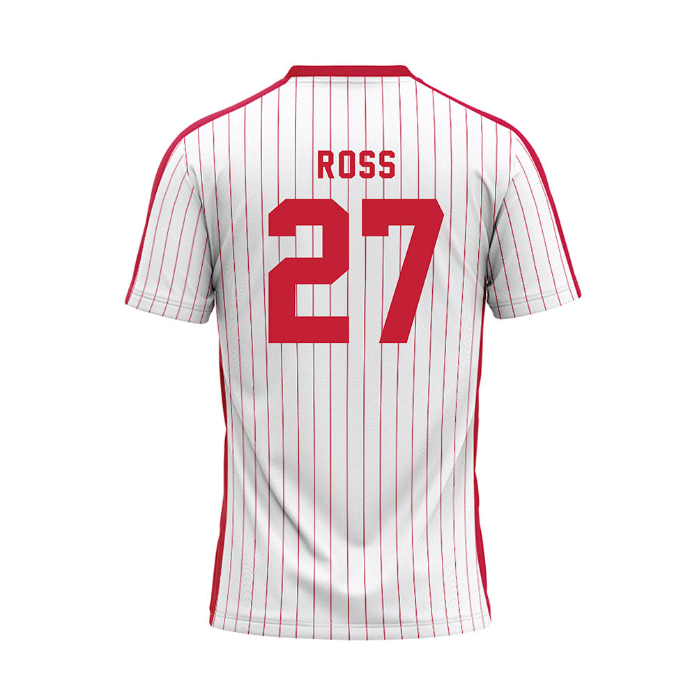 Miami of Ohio - NCAA Baseball : Luke Ross - Pinstripe Baseball Jersey-1