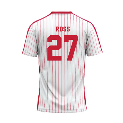Miami of Ohio - NCAA Baseball : Luke Ross - Pinstripe Baseball Jersey-1