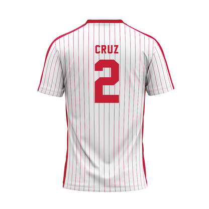 Miami of Ohio - NCAA Baseball : Diego Cruz - Pinstripe Baseball Jersey-1