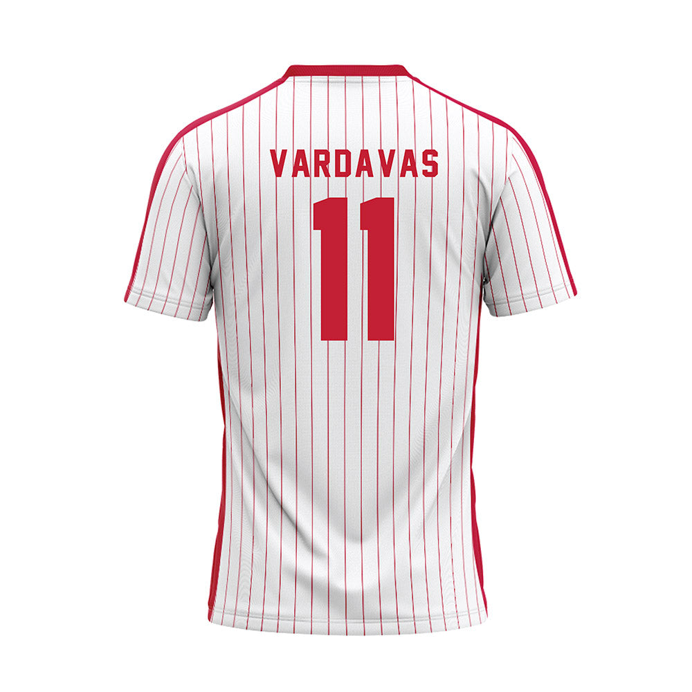 Miami of Ohio - NCAA Baseball : Nick Vardavas - Pinstripe Baseball Jersey-1