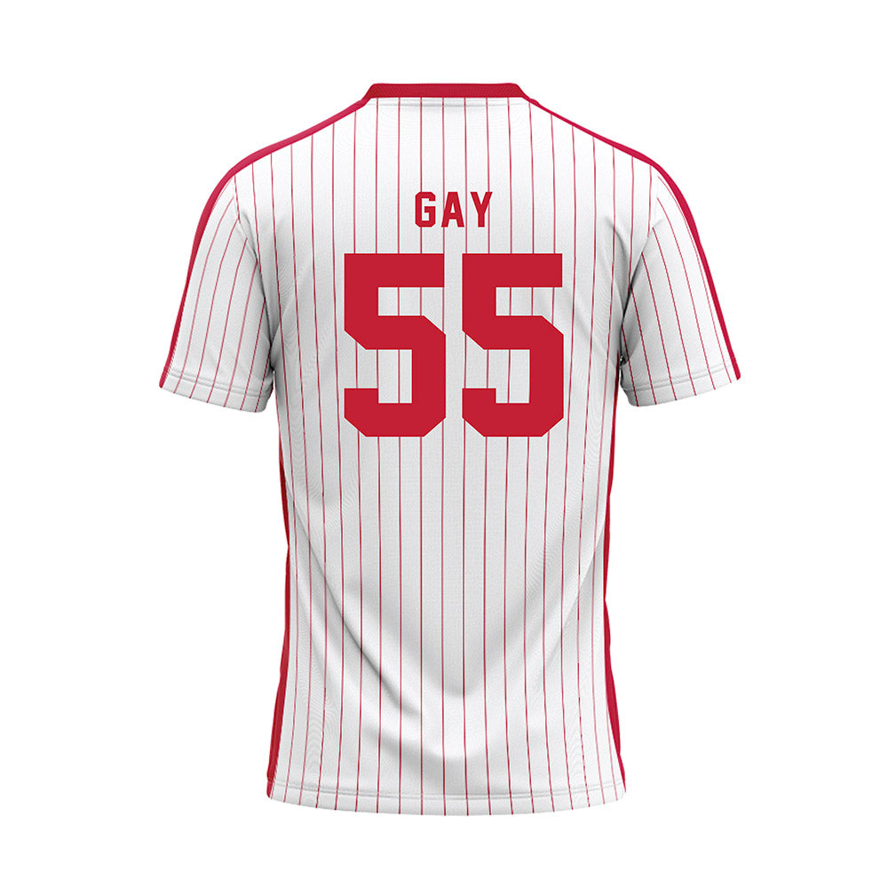 Miami of Ohio - NCAA Baseball : Alex Gay - Pinstripe Baseball Jersey-1