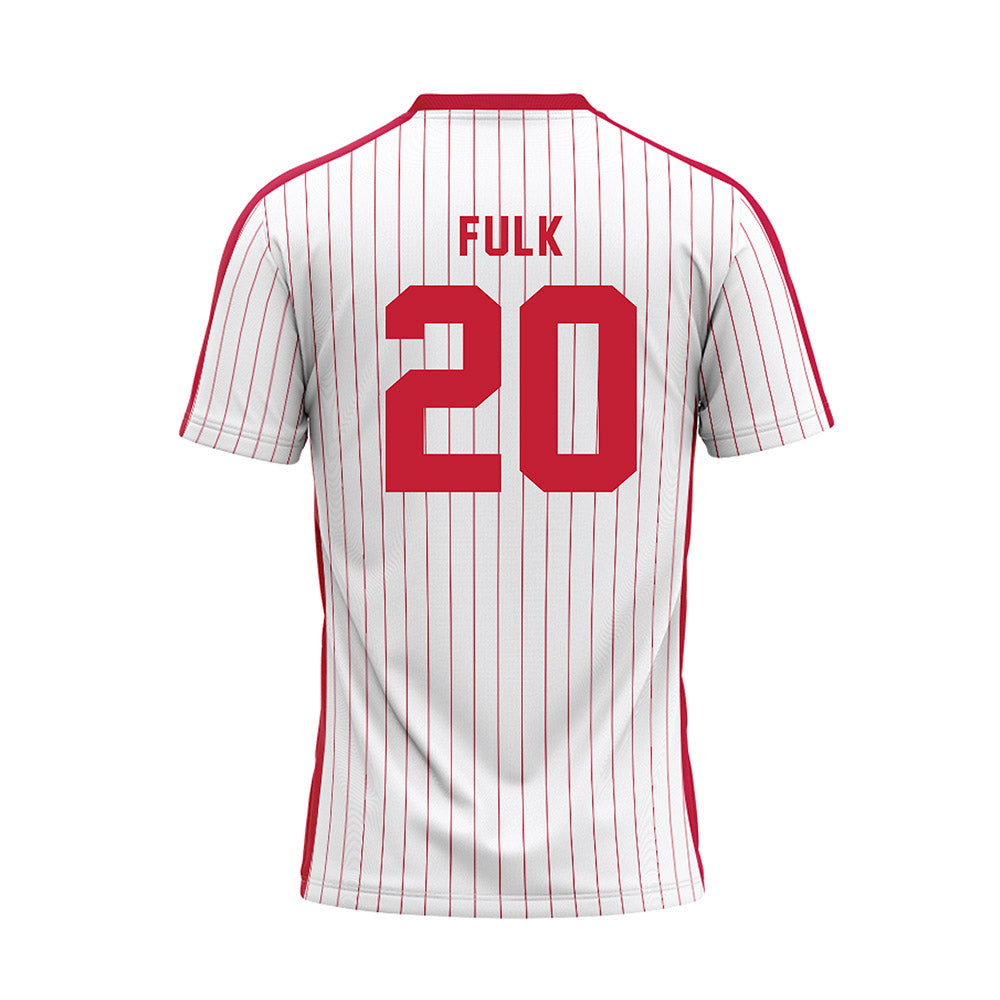 Miami of Ohio - NCAA Baseball : Landon Fulk - Pinstripe Baseball Jersey-1
