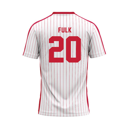 Miami of Ohio - NCAA Baseball : Landon Fulk - Pinstripe Baseball Jersey-1