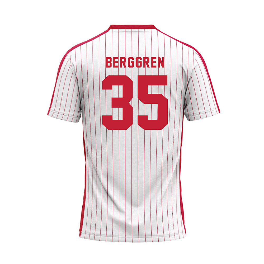 Miami of Ohio - NCAA Baseball : Austin Berggren - Pinstripe Baseball Jersey-1