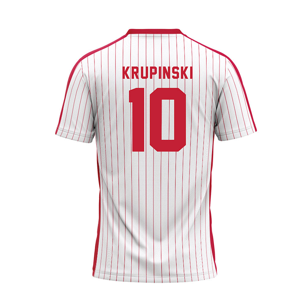Miami of Ohio - NCAA Baseball : Dominic Krupinski - Pinstripe Baseball Jersey-1