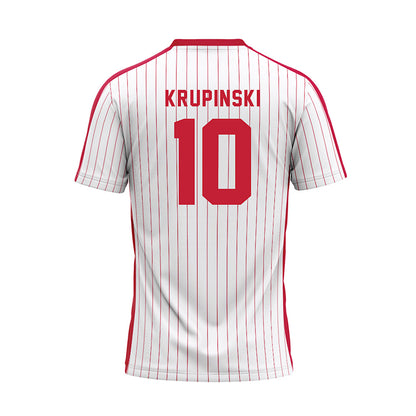 Miami of Ohio - NCAA Baseball : Dominic Krupinski - Pinstripe Baseball Jersey-1