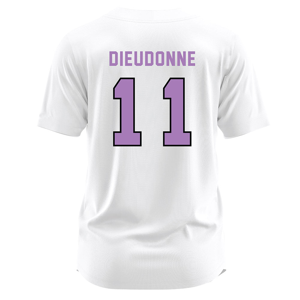 Miami of Ohio - NCAA Softball : Evey Dieudonne - White Jersey-1
