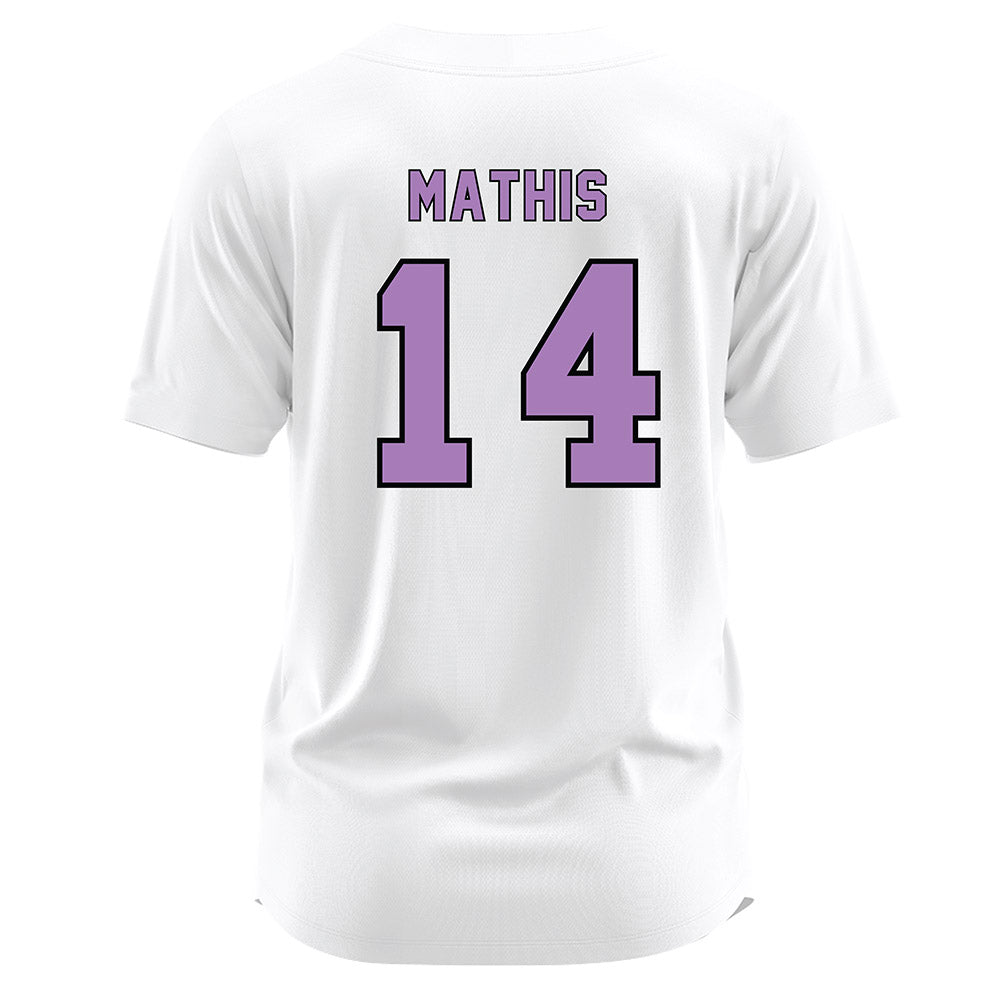 Miami of Ohio - NCAA Softball : Leila Mathis - White Jersey-1