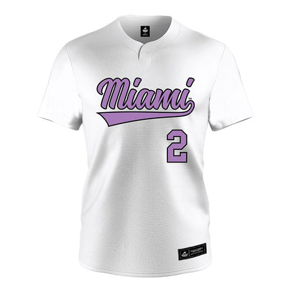 Miami of Ohio - NCAA Softball : Katy Olive - White Jersey-0