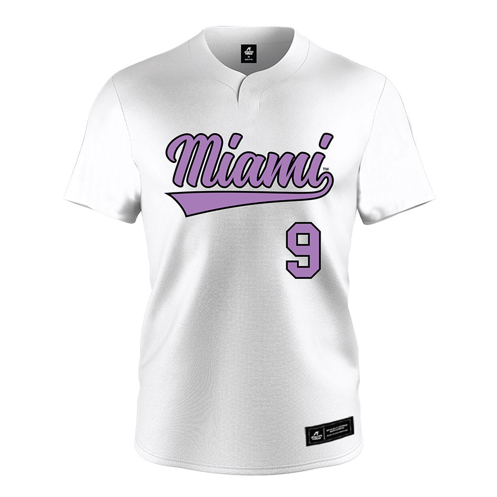 Miami of Ohio - NCAA Softball : Erin Pinter - White Jersey-0
