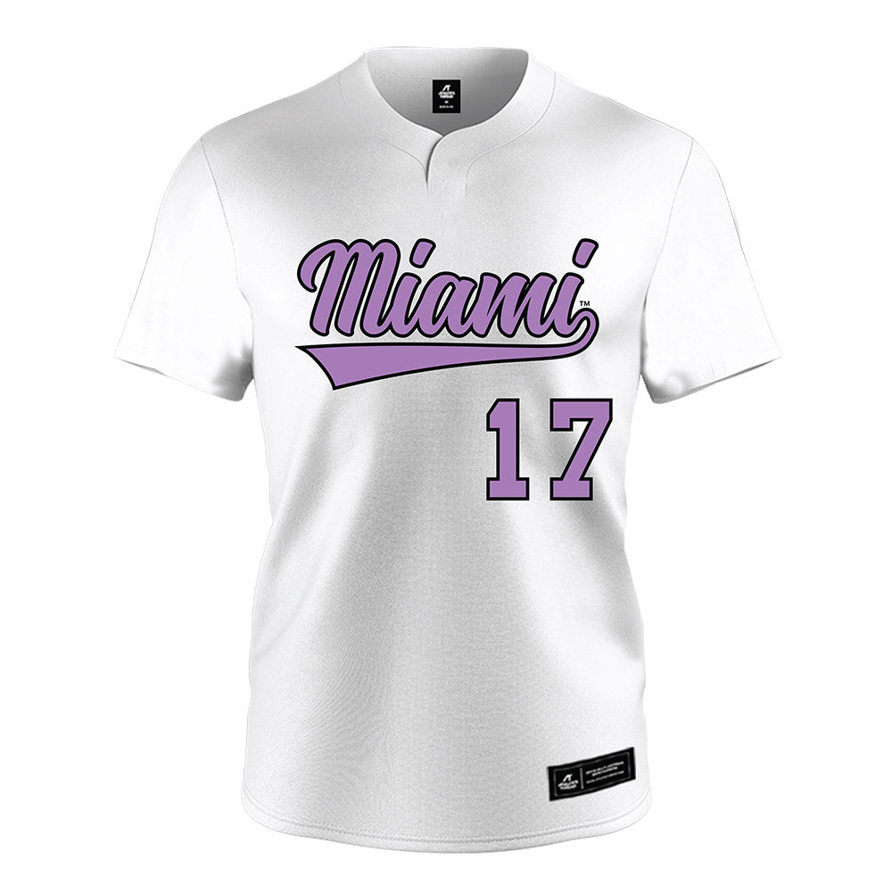 Miami of Ohio - NCAA Softball : Campbell Beatty - White Jersey-0