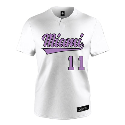 Miami of Ohio - NCAA Softball : Evey Dieudonne - White Jersey-0