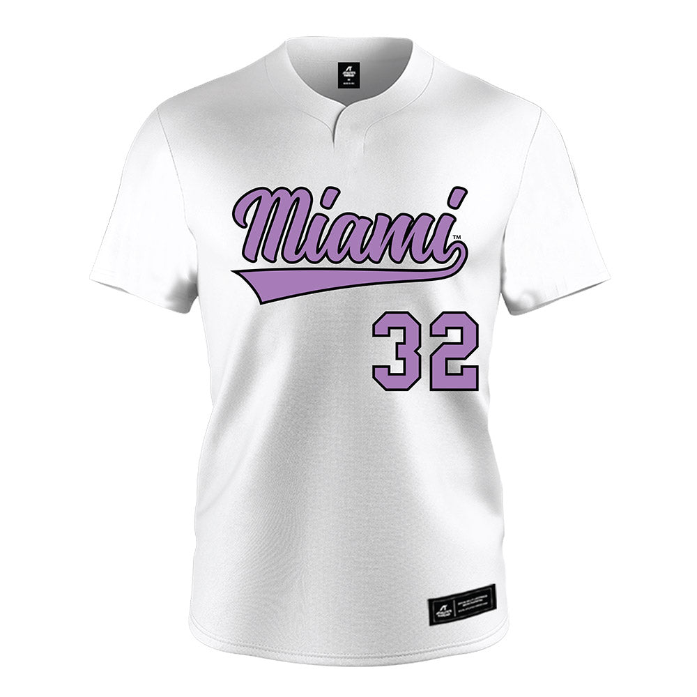 Miami of Ohio - NCAA Softball : Abigail Herren - White Jersey-0