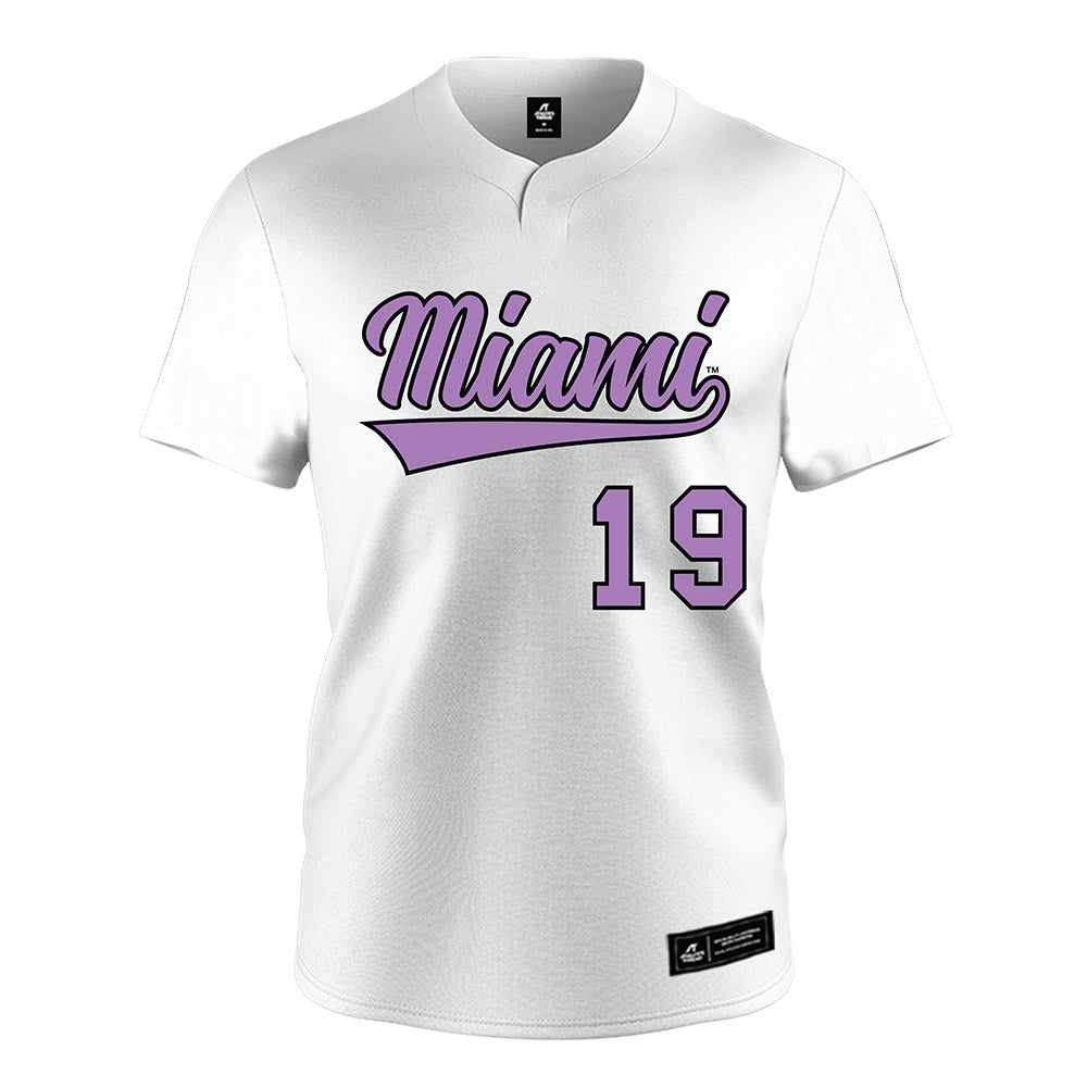 Miami of Ohio - NCAA Softball : Shelbie Krieger - White Jersey-0