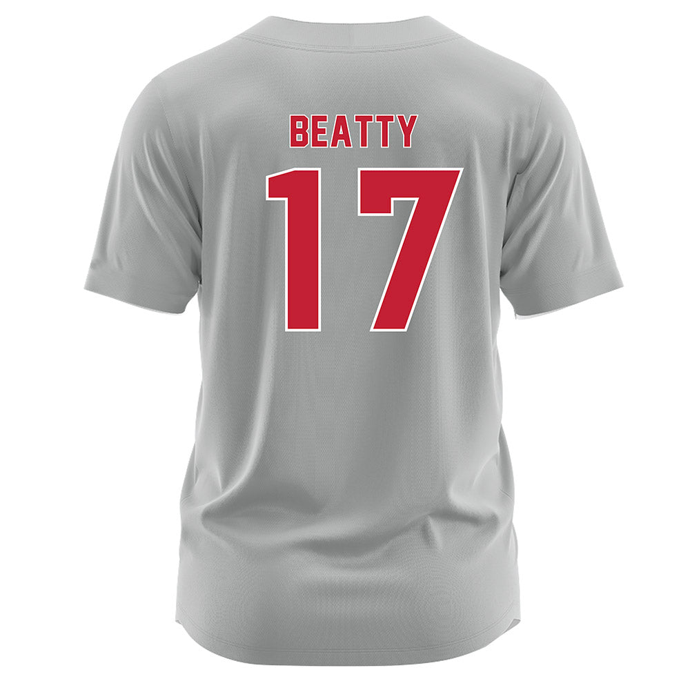 Miami of Ohio - NCAA Softball : Campbell Beatty - Grey Jersey-1