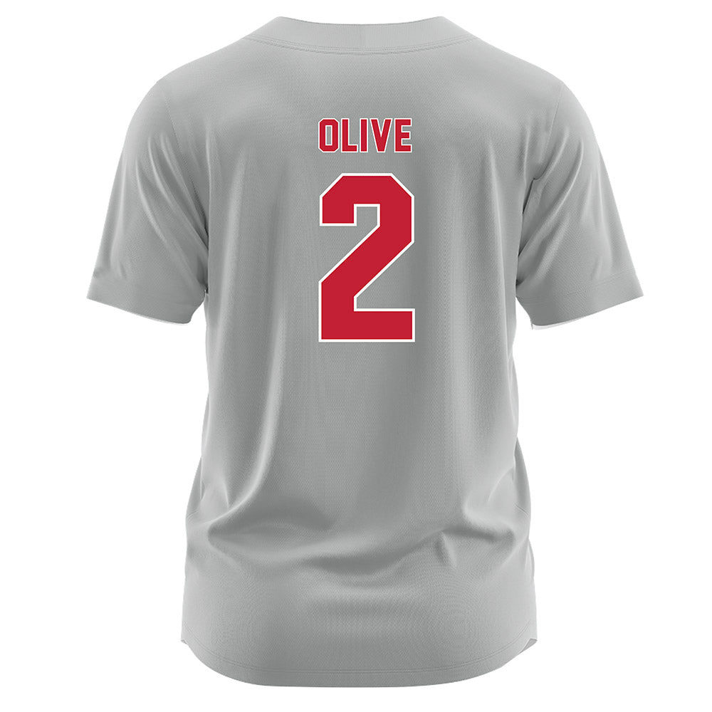Miami of Ohio - NCAA Softball : Katy Olive - Grey Jersey-1
