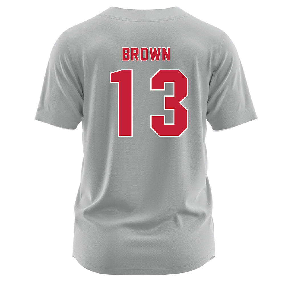 Miami of Ohio - NCAA Softball : Kendall Brown - Grey Jersey-1