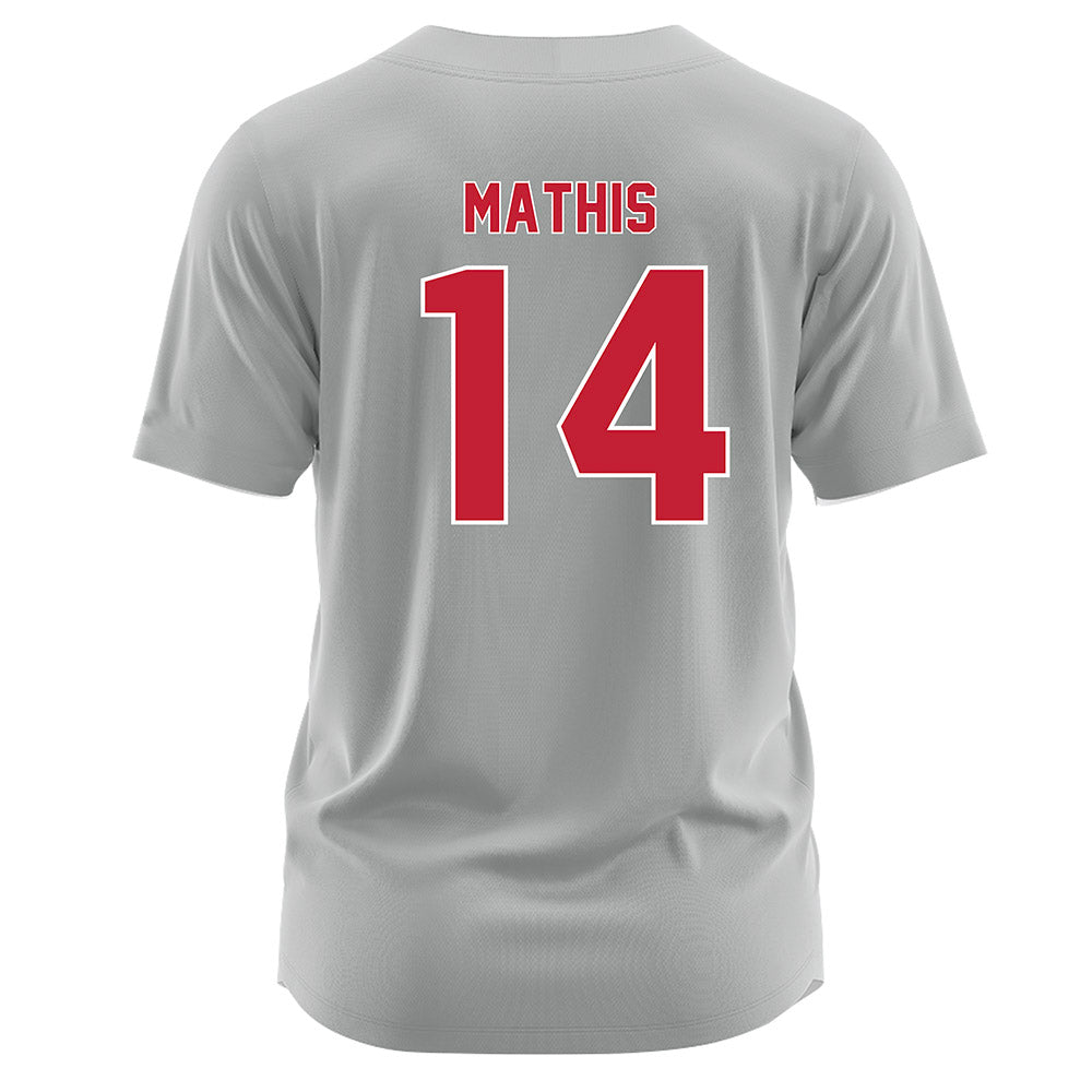 Miami of Ohio - NCAA Softball : Leila Mathis - Grey Jersey-1