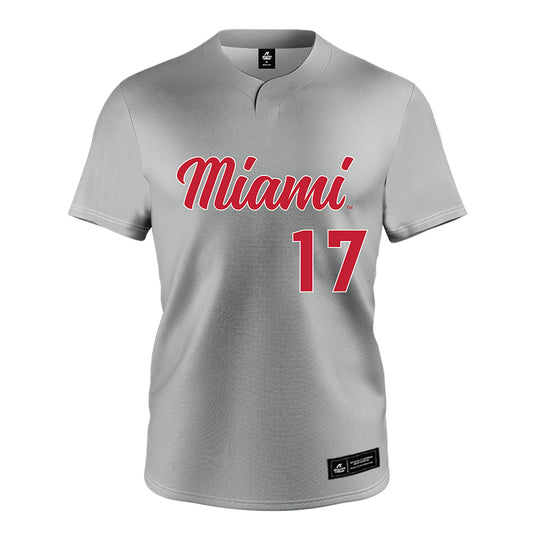 Miami of Ohio - NCAA Softball : Campbell Beatty - Grey Jersey-0