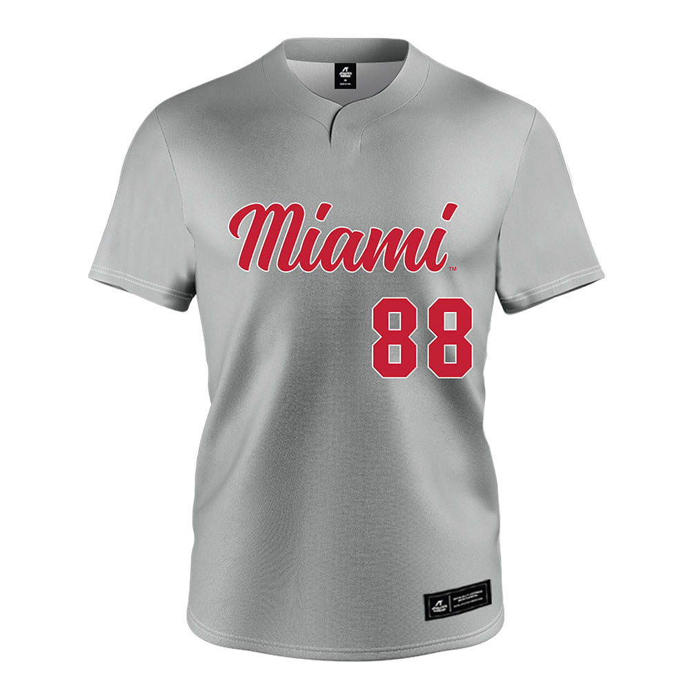 Miami of Ohio - NCAA Softball : Danitza Hernandez - Grey Jersey-0
