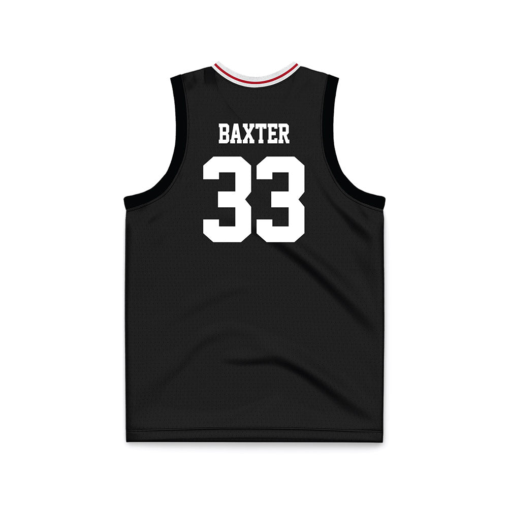Miami of Ohio - NCAA Women's Basketball : Addison Baxter - Black Basketball Jersey-1